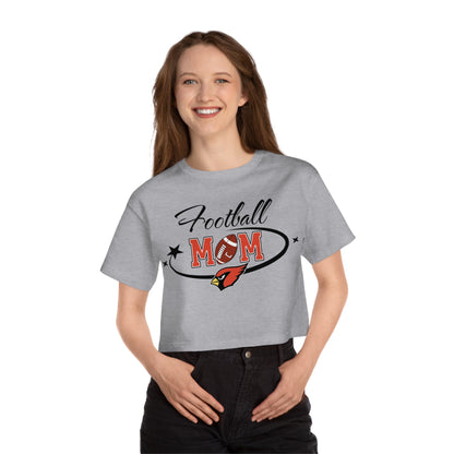 Football Mom, Women's Cropped T-Shirt