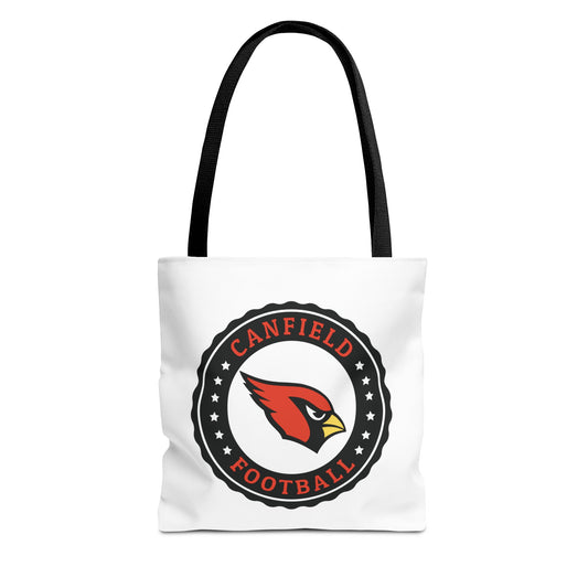 Canfield Football Tote Bag, White "C"