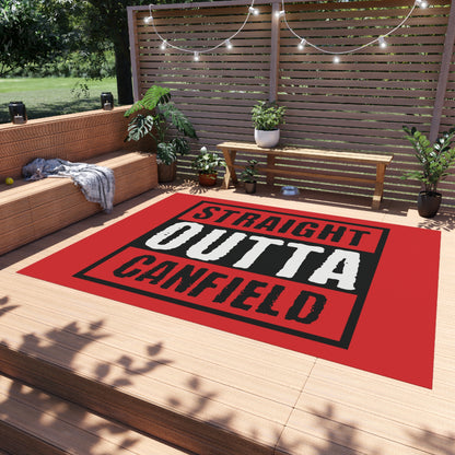 Outdoor Rug, "Straight Outta Canfield"