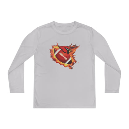 Canfield Football (Fire), Youth Long Sleeve Competitor Tee