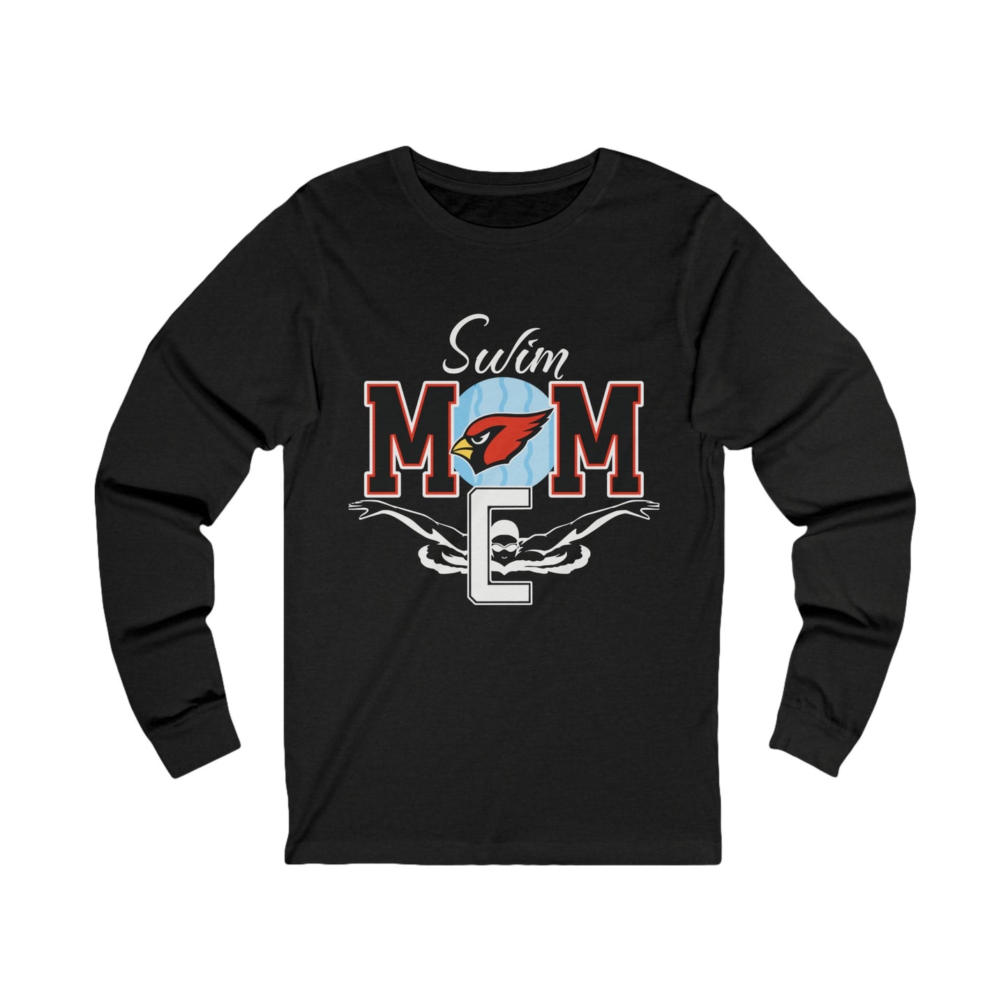 Swim Mom, Long Sleeve Tee