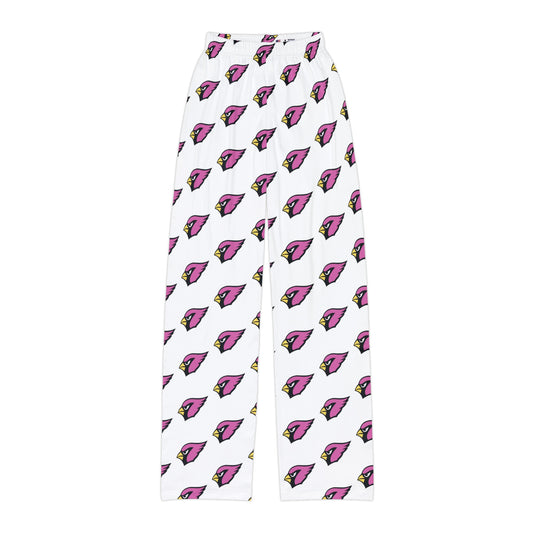 Kids Pajama Pants, Pink Cardinal