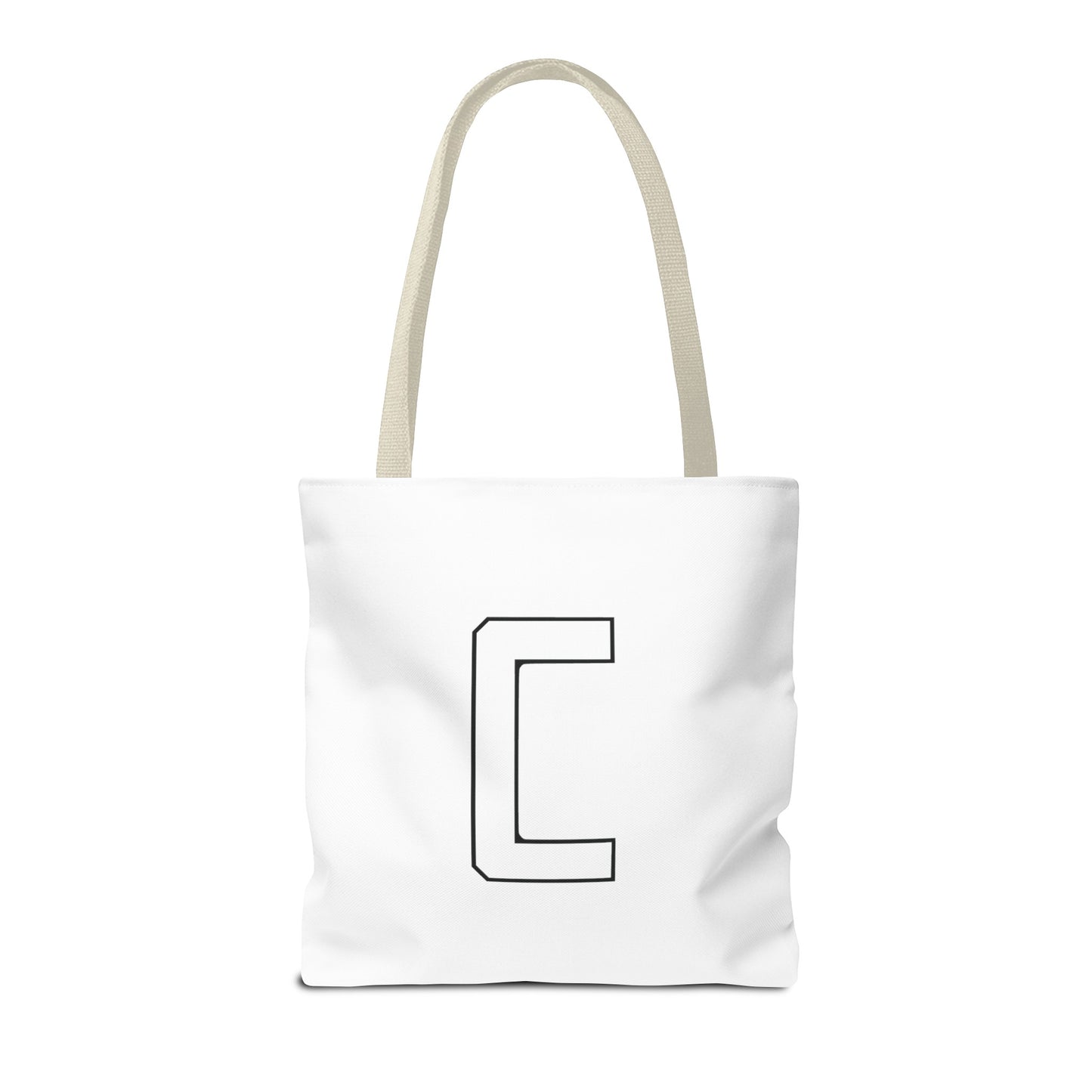 "Straight Outta Canfield" Tote Bag, White "C"