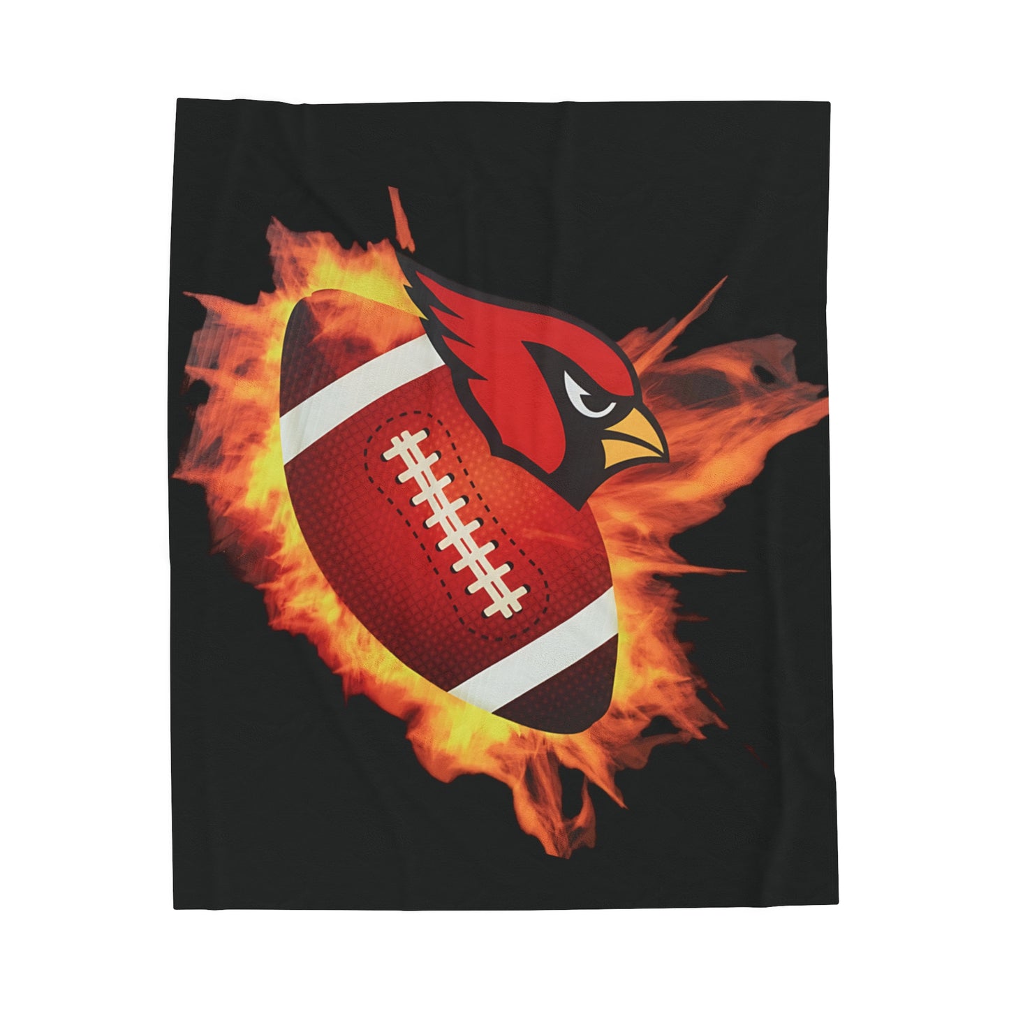 Canfield Football Velveteen Plush Blanket - Perfect for Football Fans, Cozy Home Decor