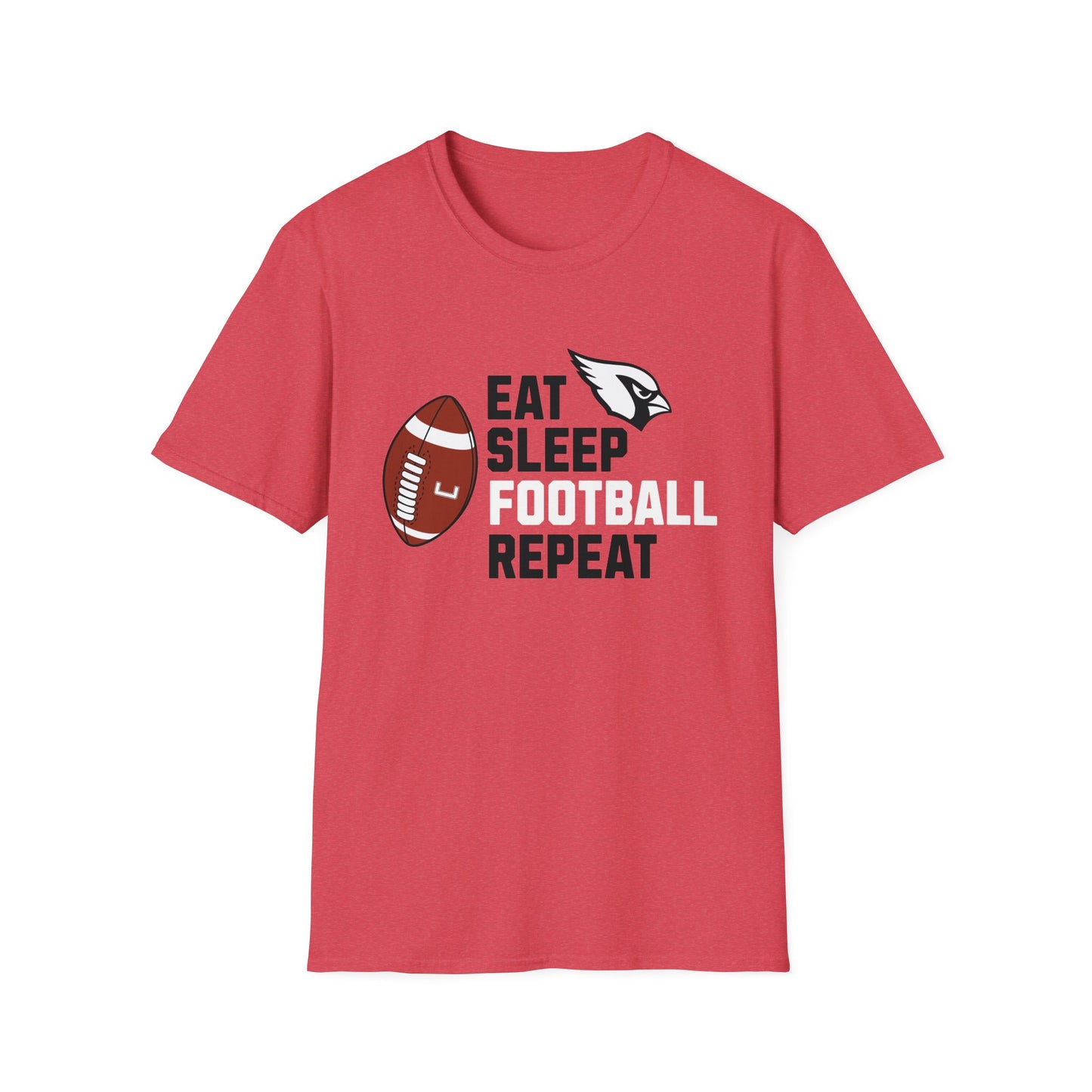 Eat, Sleep, Football, Softstyle T-Shirt