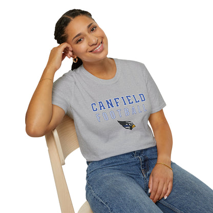 Back-the-Blue Canfield Football Softstyle T-Shirt