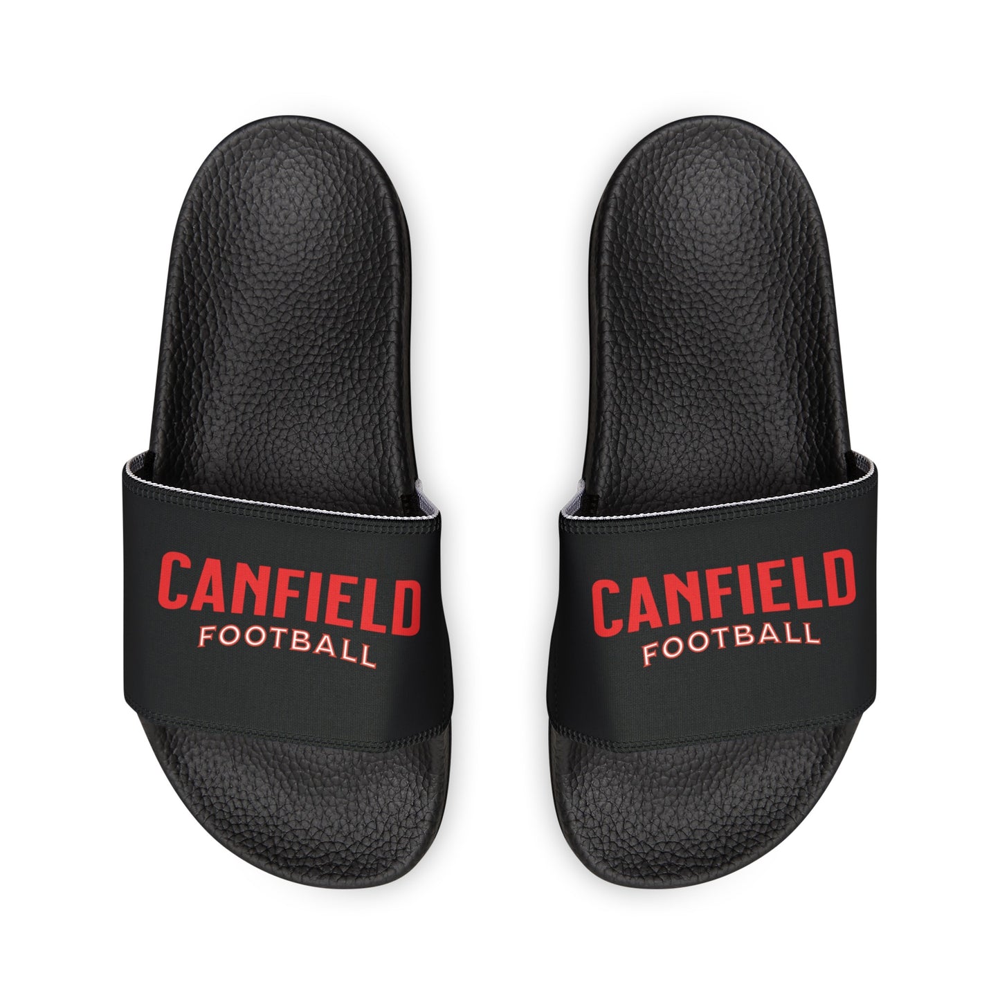 Men's Slide Sandals, "Canfield Football"