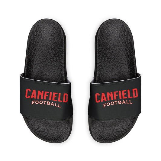 Men's Slide Sandals, "Canfield Football"