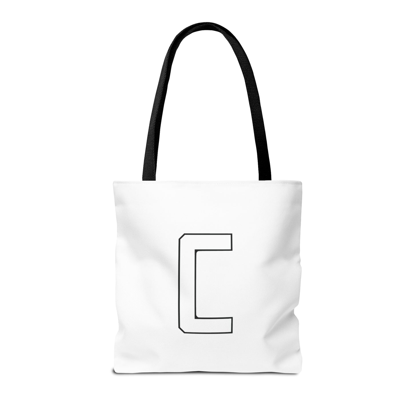 "Straight Outta Canfield" Tote Bag, White "C"