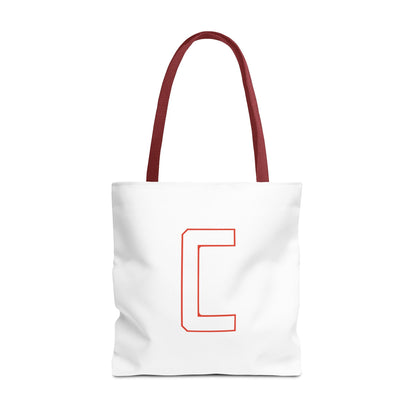 Canfield Football Tote Bag, Badge & White "C"