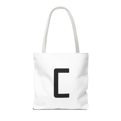 "Straight Outta Canfield" Tote Bag, Black "C"