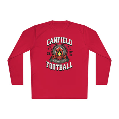 Canfield Football ("Excellence"), Moisture-Wicking Long Sleeve Tee