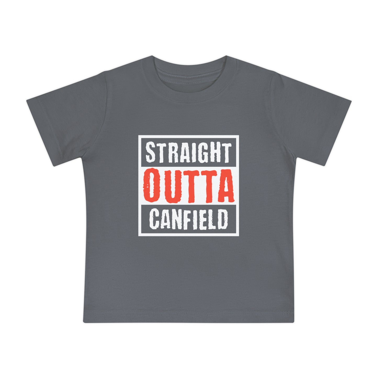 "Straight Outta Canfield" Baby Short Sleeve T-Shirt