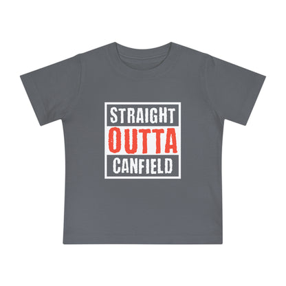 "Straight Outta Canfield" Baby Short Sleeve T-Shirt