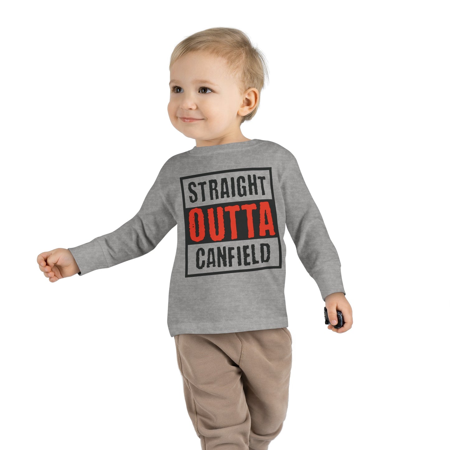 "Straight Outta Canfield", Toddler Long Sleeve Tee