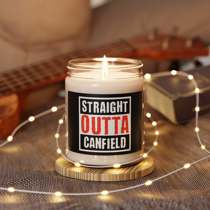 "Straight Outta Canfield", 9 oz. Scented Soy Candle