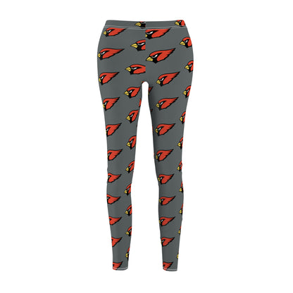 Women's Casual Leggings, Red Cardinal