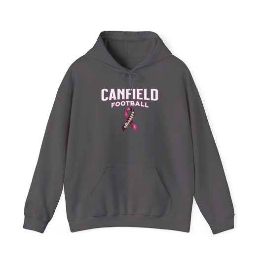 Canfield Football (Breast Cancer), Hooded Sweatshirt