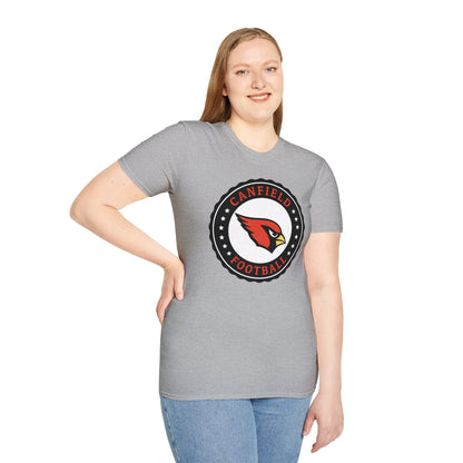 Canfield Football Badge, Softstyle T-Shirt