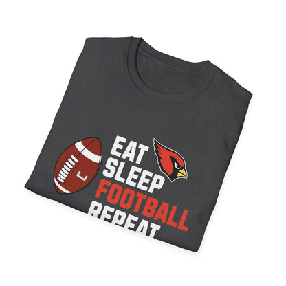 Eat, Sleep, Football, Softstyle T-Shirt