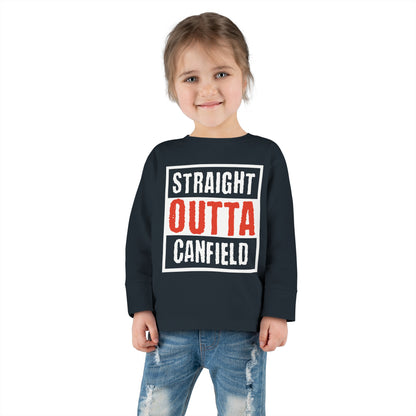 "Straight Outta Canfield", Toddler Long Sleeve Tee