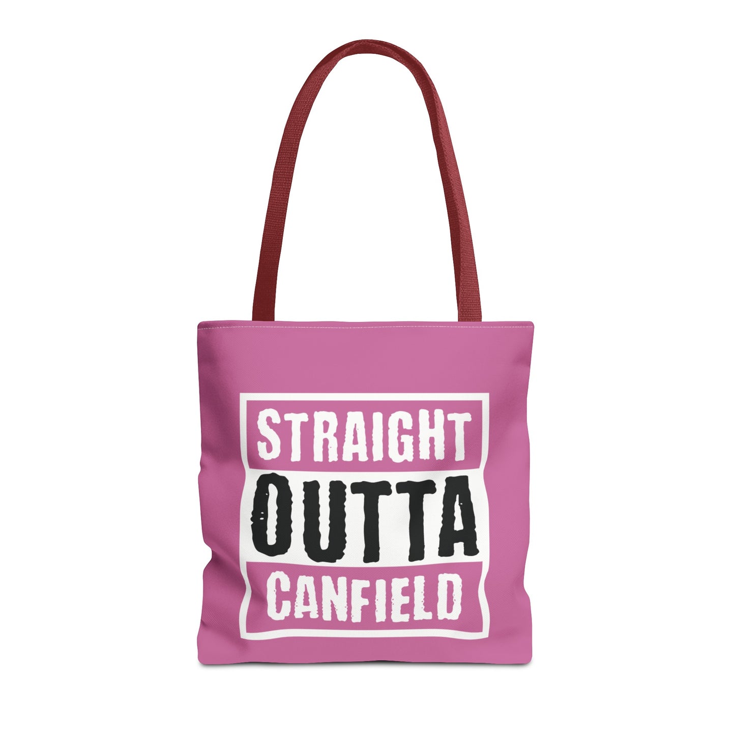 "Straight Outta Canfield" Tote Bag, Black "C"