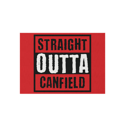 Outdoor Rug, "Straight Outta Canfield"