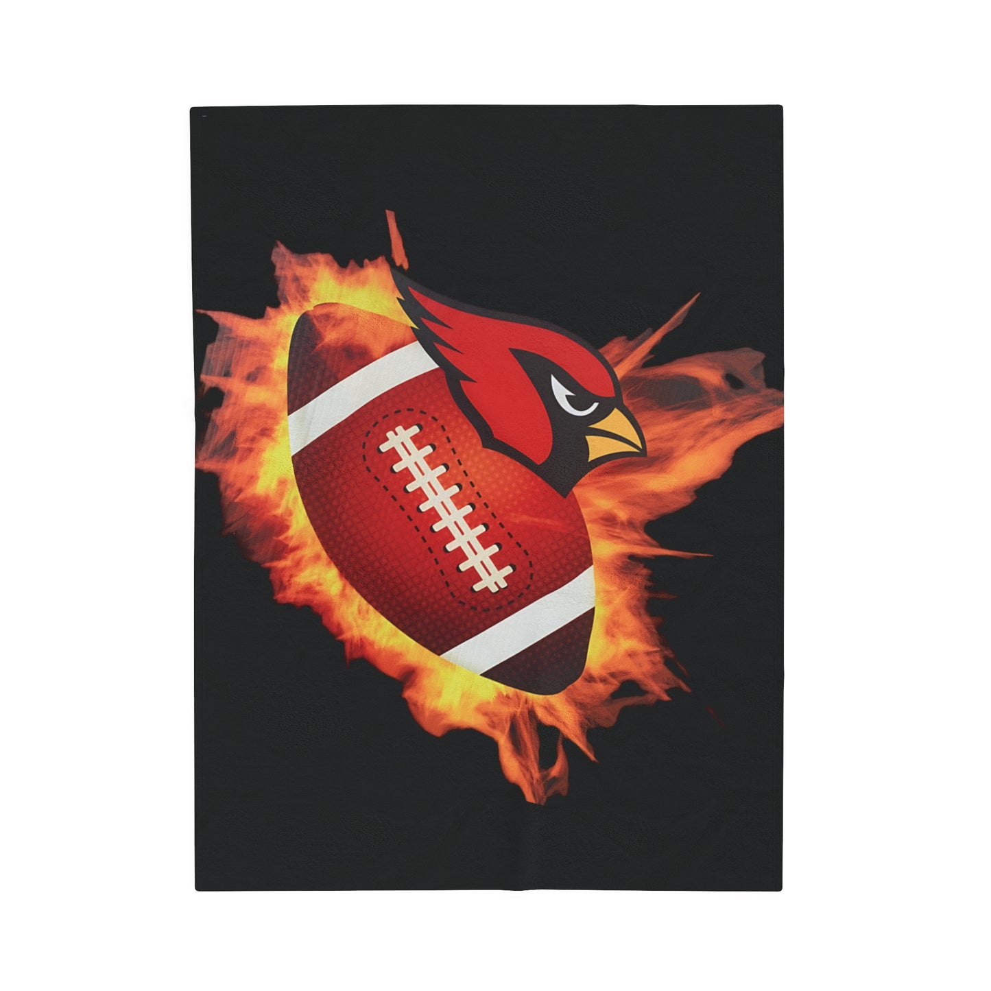 Canfield Football Velveteen Plush Blanket - Perfect for Football Fans, Cozy Home Decor