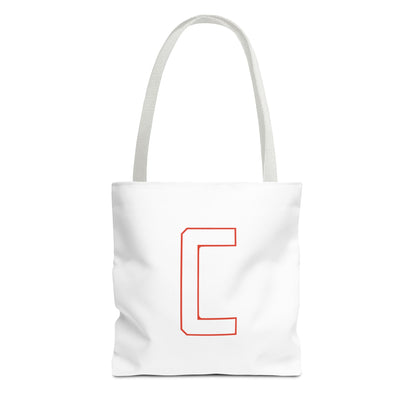 Canfield Football Tote Bag, Badge & White "C"