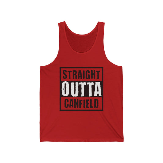 "Straight Outta Canfield"Jersey Tank Top