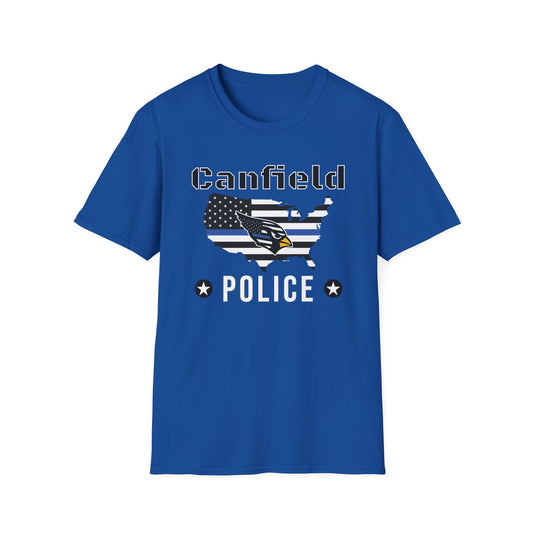 Back-the-Blue Canfield Police Softstyle T-Shirt