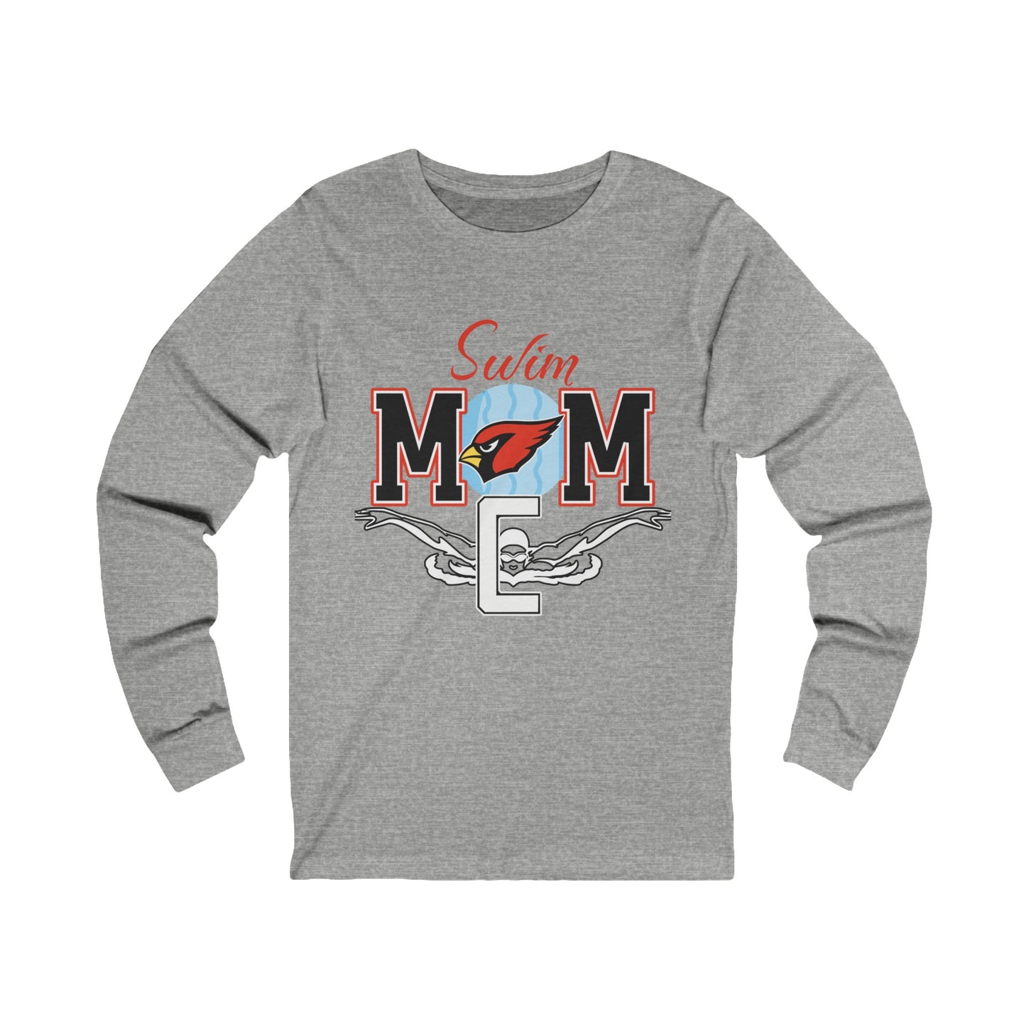 Swim Mom, Long Sleeve Tee