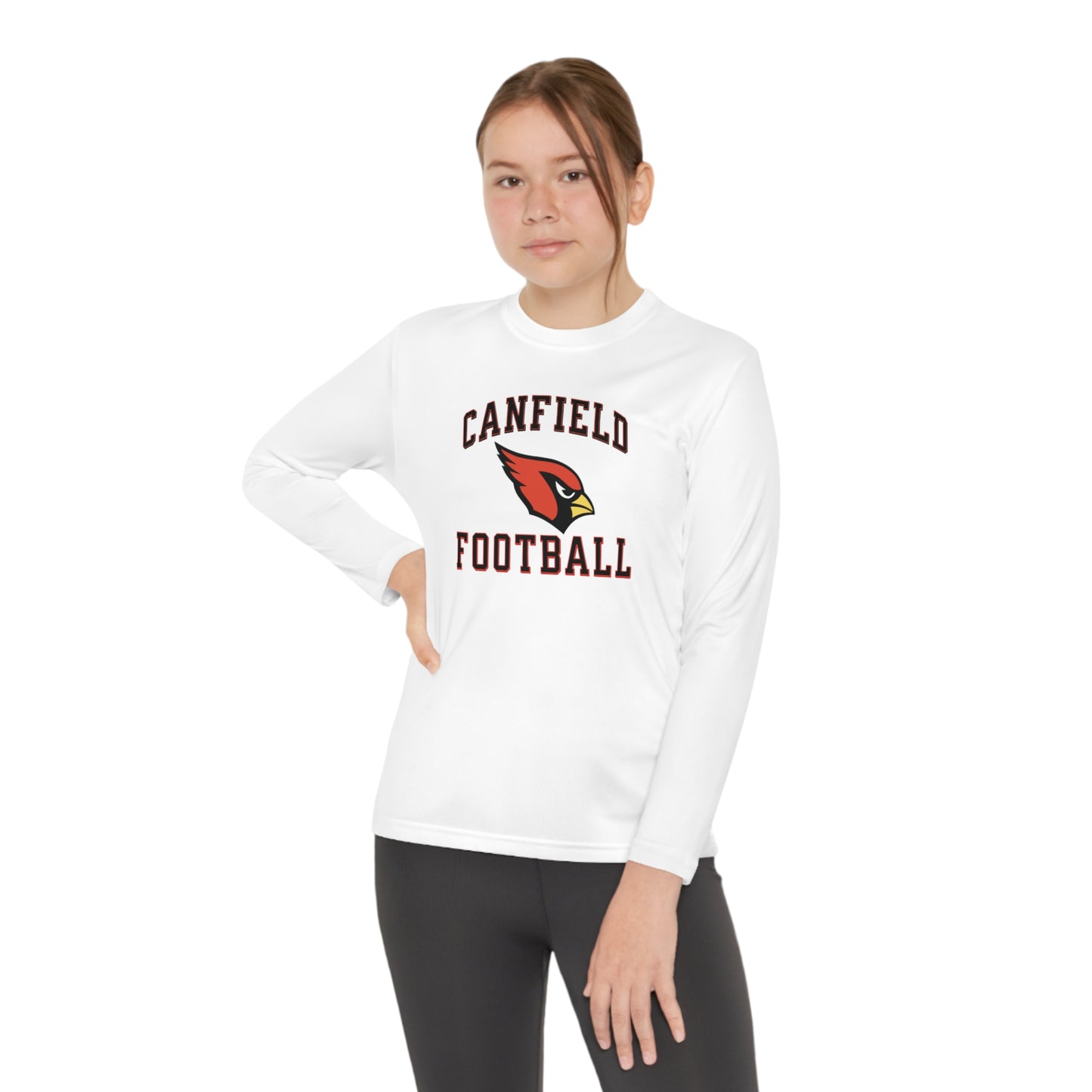 Canfield Football, Youth Long Sleeve Competitor Tee