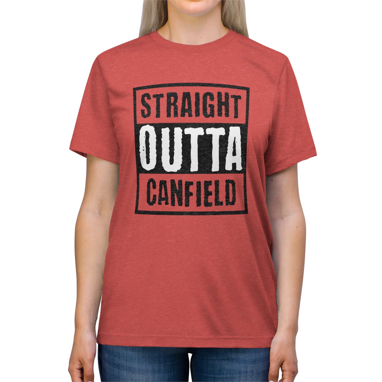 "Straight Outta Canfield" Triblend Tee