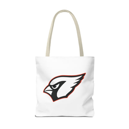 "Straight Outta Canfield" Tote Bag, Red Cardinal & White "C"