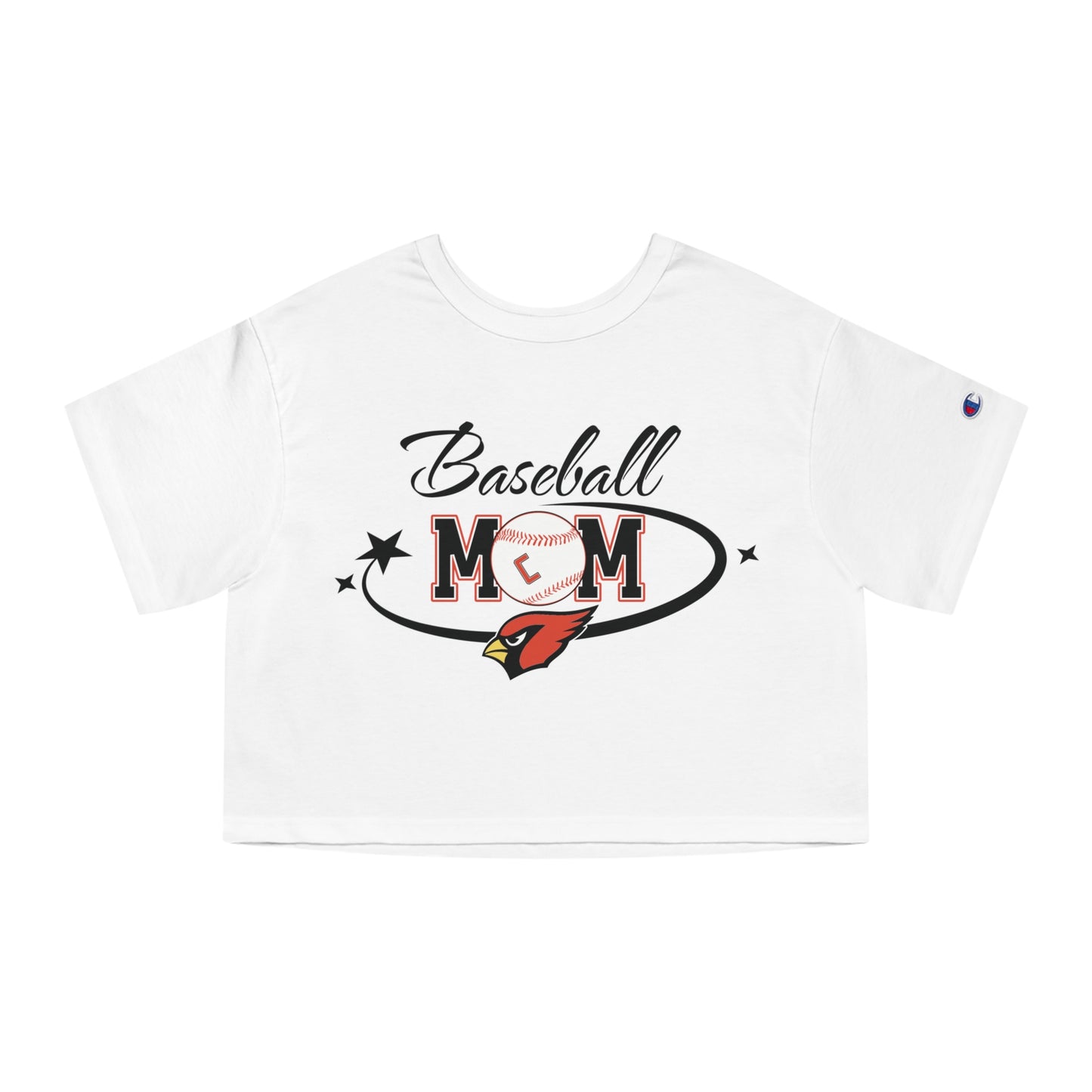 Baseball Mom, Women's Cropped T-Shirt