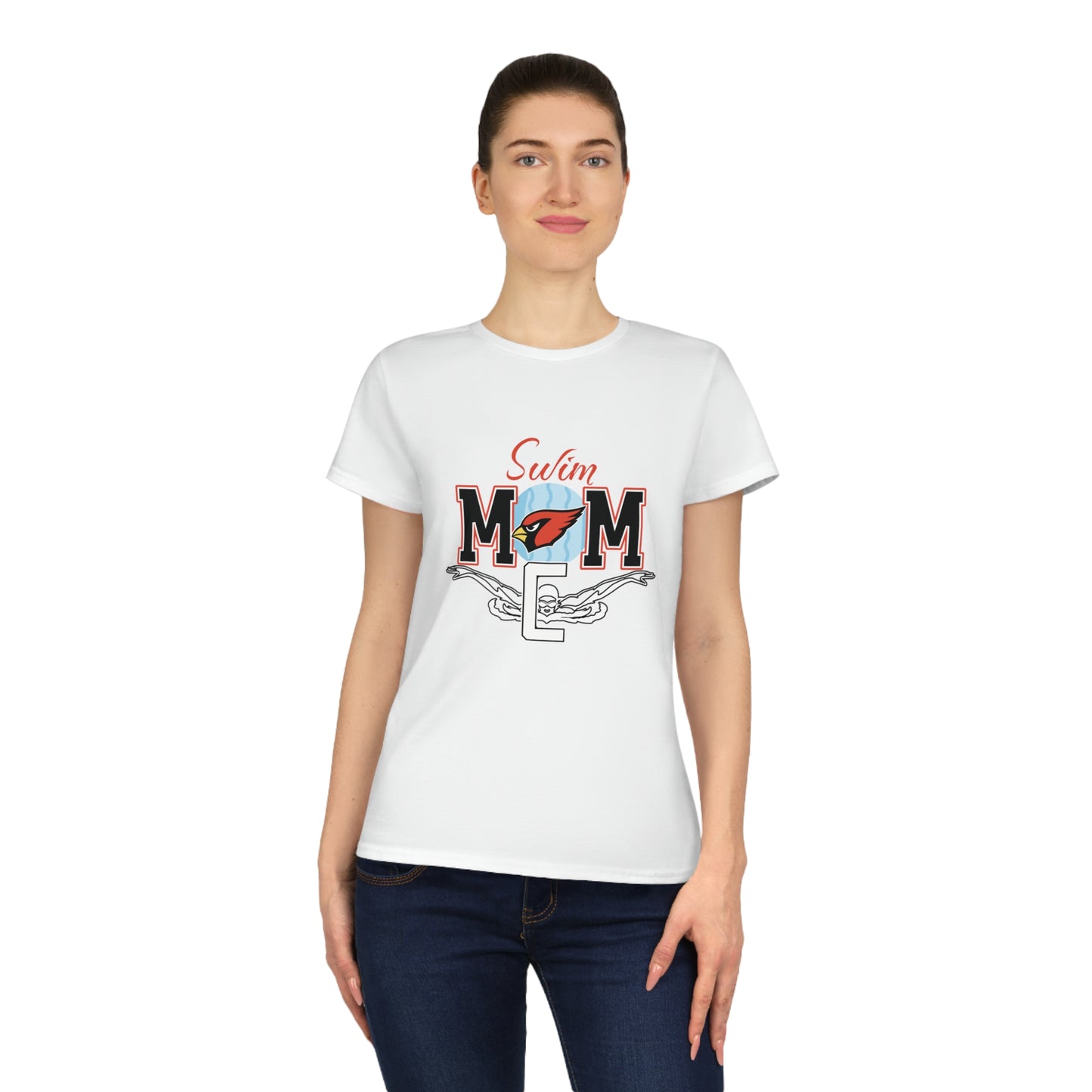 Swim Mom Ladies' Cotton T-Shirt