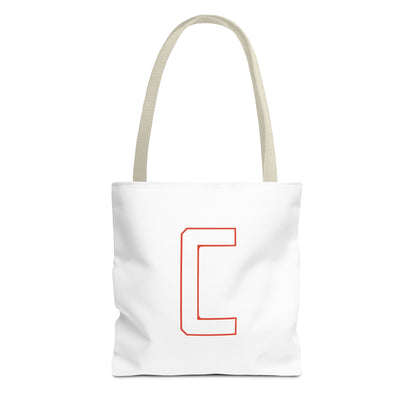 Canfield Football Tote Bag, Badge & White "C"