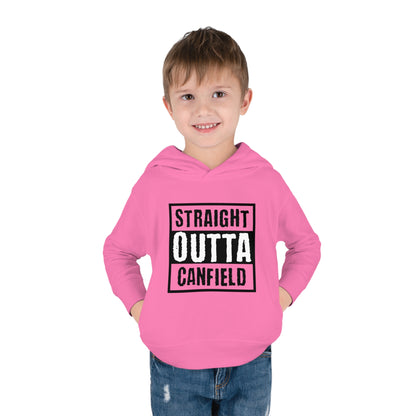 "Straight Outta Canfield, Toddler Pullover Fleece Hoodie