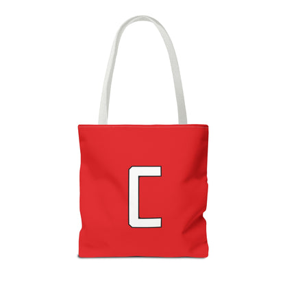 "Straight Outta Canfield" Tote Bag, White "C"