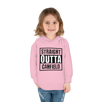 "Straight Outta Canfield, Toddler Pullover Fleece Hoodie