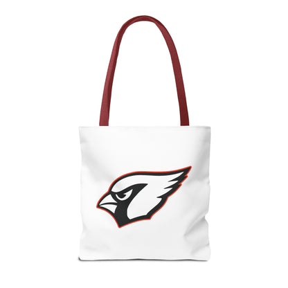 "Straight Outta Canfield" Tote Bag, Red Cardinal & White "C"