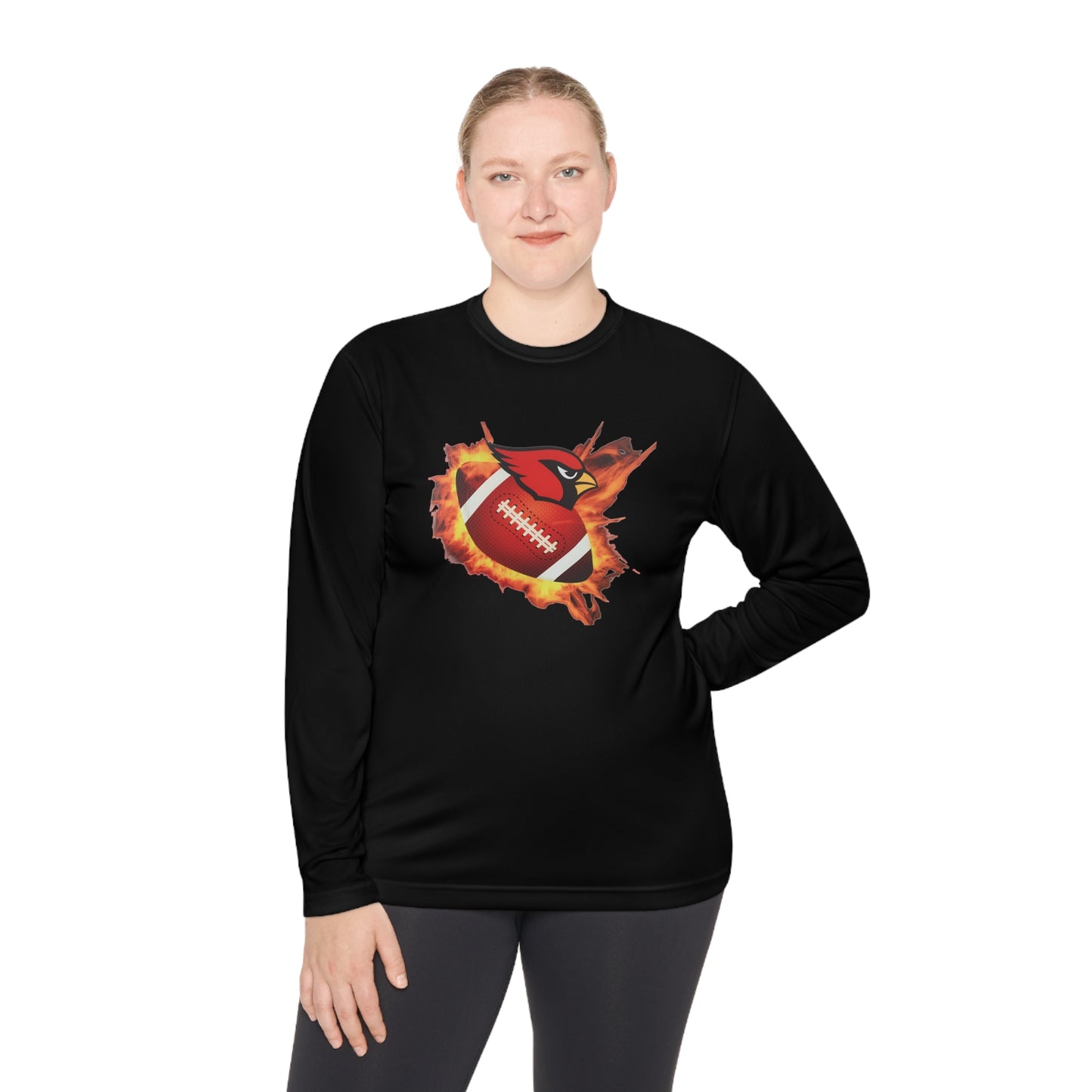 Canfield Football (Fire), Moisture-Wicking Long Sleeve Tee