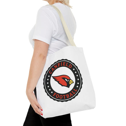 Canfield Football Tote Bag, Black "C"