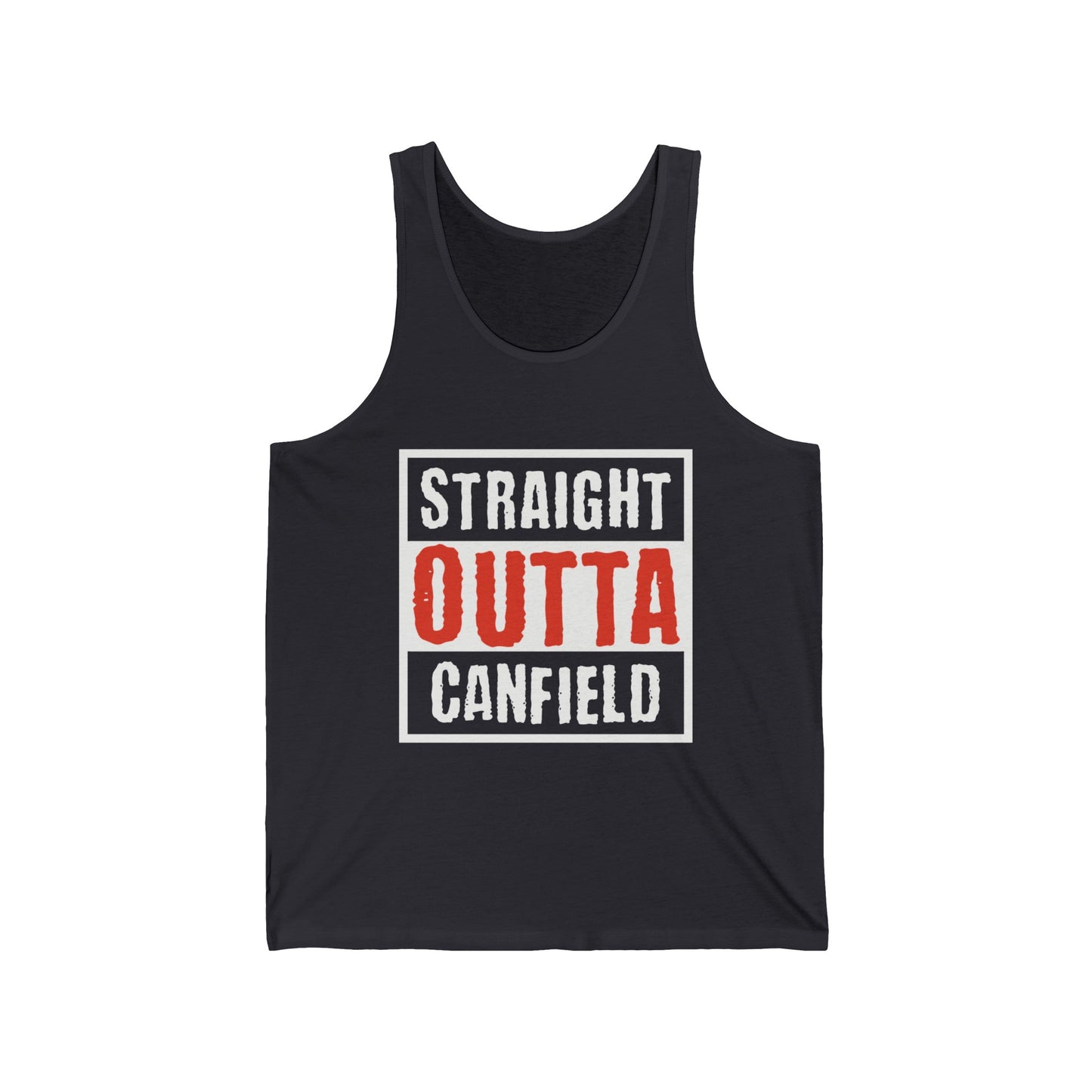 "Straight Outta Canfield"Jersey Tank Top