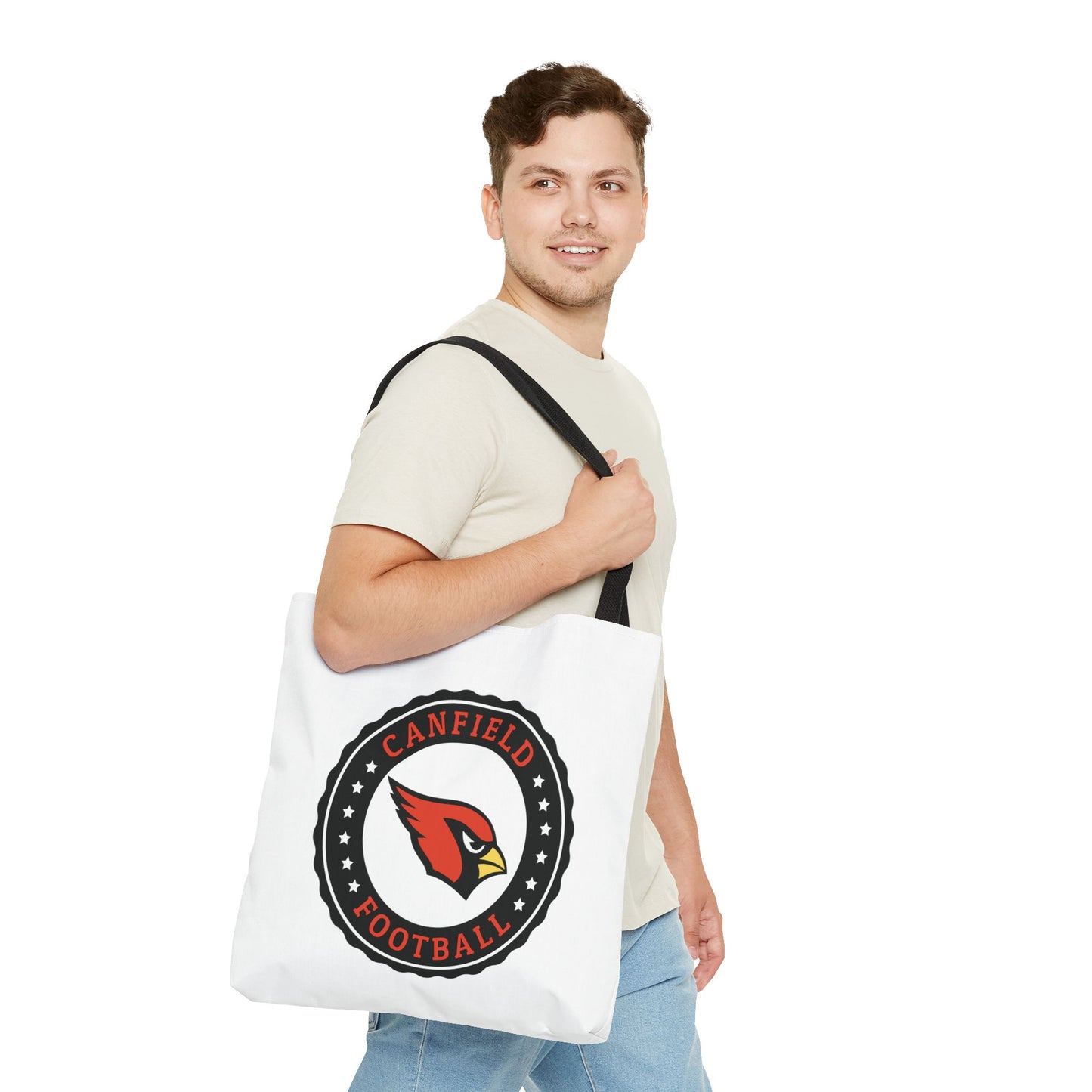 Canfield Football Tote Bag, Black "C"