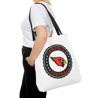 Canfield Football Tote Bag, Black "C"