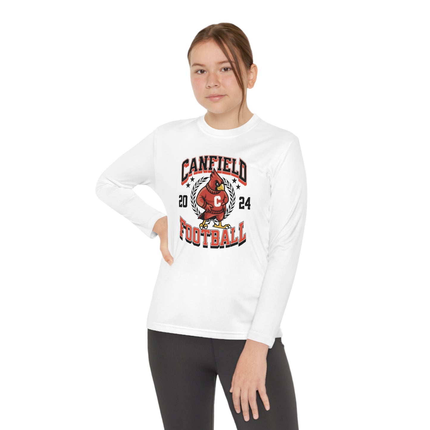 2024 Canfield Football, Youth Long Sleeve Competitor Tee