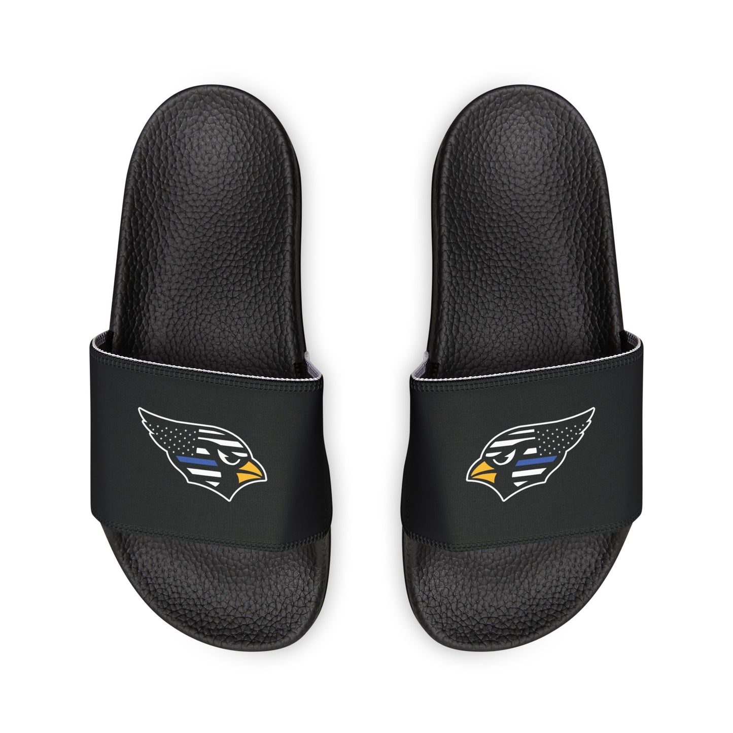 Men's Slide Sandals, Back-the-Blue Cardinal