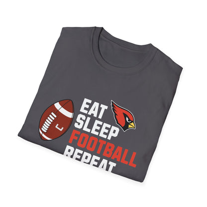 Eat, Sleep, Football, Softstyle T-Shirt